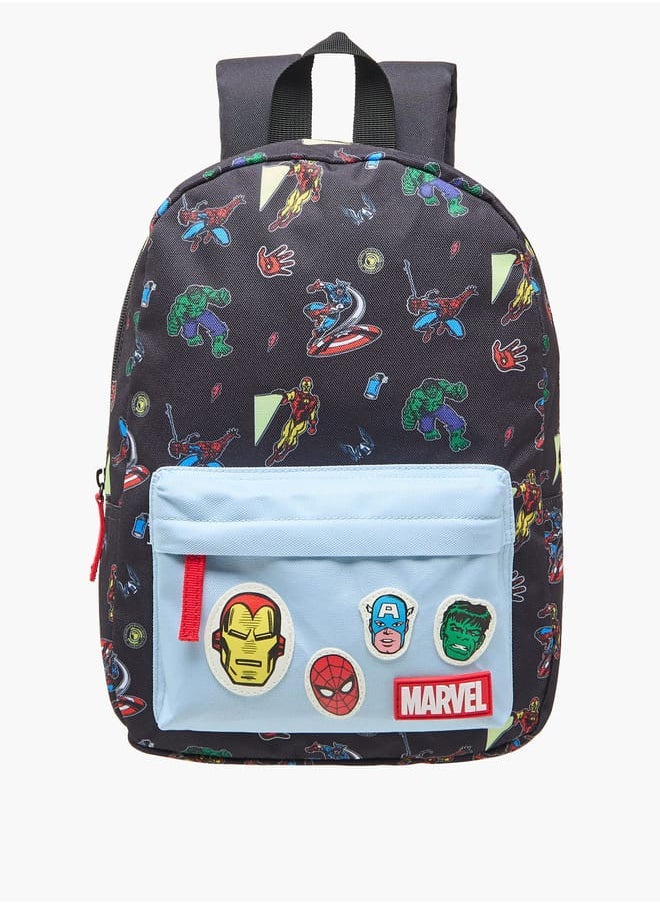 Boys Marvel Printed Backpack with Adjustable Shoulder Straps and Zip Closure - 33x25x10 cms - pzsku/Z17C1C77B8379B0592072Z/45/_/1738593892/e68af8cf-0a38-4642-b3ef-a4c8ca044b88