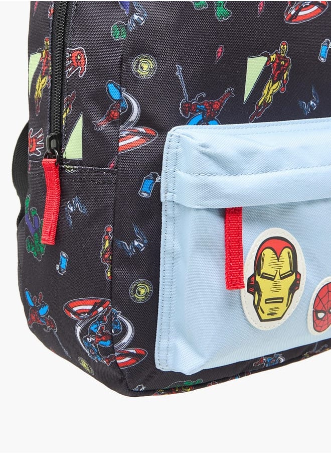 Boys Marvel Printed Backpack with Adjustable Shoulder Straps and Zip Closure - 33x25x10 cms - pzsku/Z17C1C77B8379B0592072Z/45/_/1738593895/cbeb42a9-e99b-4f2e-8830-eec2ebca3cf7