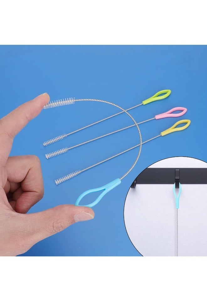 40pcs Extra Long Bottle Brush Baby Bottle Brush Straw Cleaning Brush Straw Cleaner Suitable for Water Cups, Test Tubes Baby Bottles Funnel Teapot Nozzle Keyboard Bottle for Cleaning Random Color