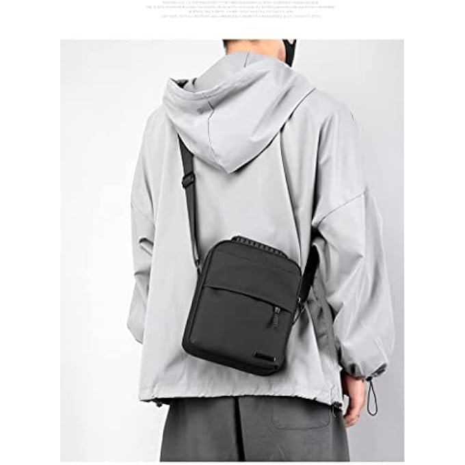 Skycare Sling Crossbody Bag Small Shoulder Backpack for Men Chest Bags Casual Daypack for Business Travel Cycling Black - Image 5