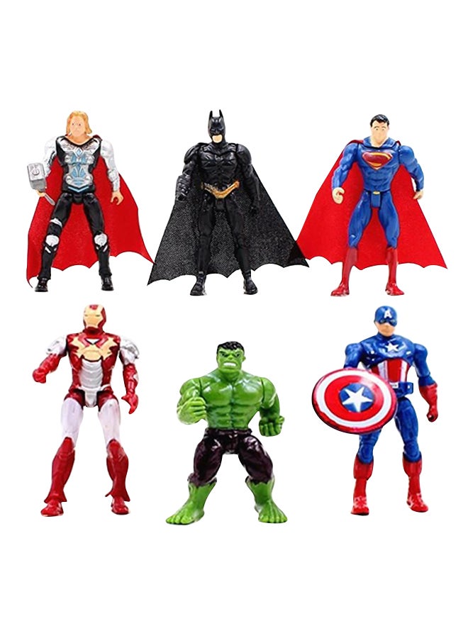 6-Piece The Avengers Superheroes Action Figure Set - Image 1