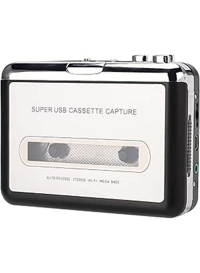 محول شريط USB إلى MP3 مشغل كاسيت محمول مع اتصال USB لنسخ احتياطي للكمبيوتر - Image 1