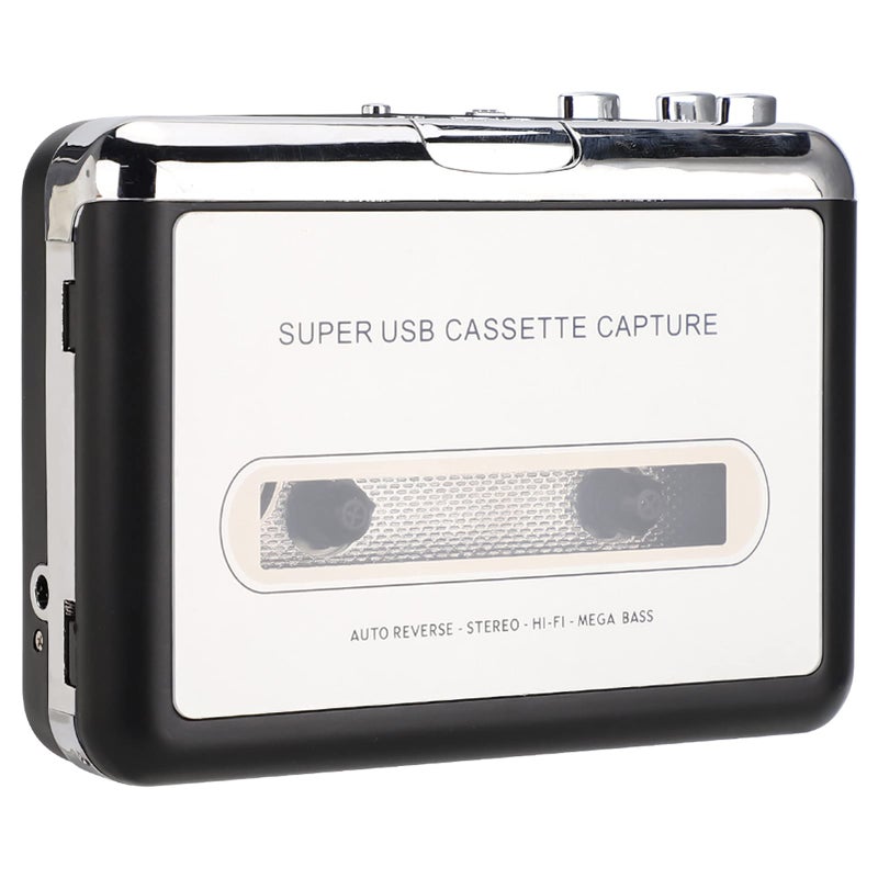 محول شريط USB إلى MP3 مشغل كاسيت محمول مع اتصال USB لنسخ احتياطي للكمبيوتر - Image 5