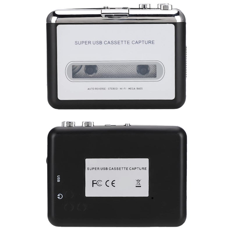 محول شريط USB إلى MP3 مشغل كاسيت محمول مع اتصال USB لنسخ احتياطي للكمبيوتر - Image 4