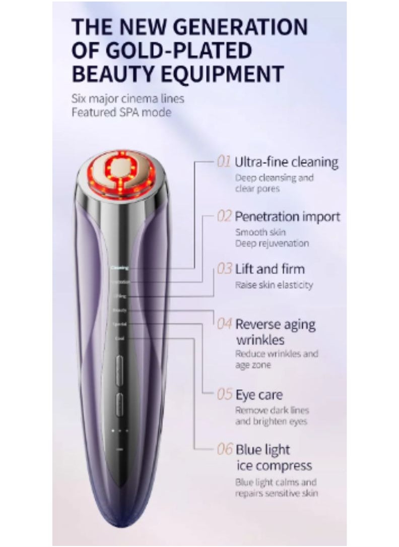 Generic - YOUNGTH MEAN 6 In 1 Multi-Effect Skin Care Beauty Device, Anti-Aging Device,Face massager,Lifting,Glowing - Image 1