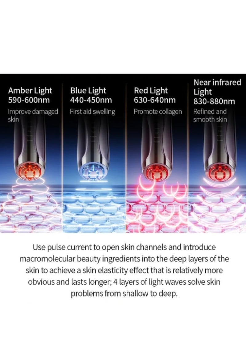 Generic - YOUNGTH MEAN 6 In 1 Multi-Effect Skin Care Beauty Device, Anti-Aging Device,Face massager,Lifting,Glowing - Image 1