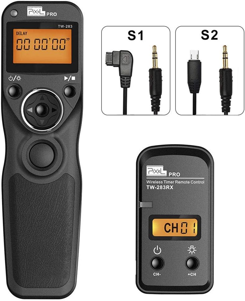 Pixel Wireless Remote Shutter Compatible for Sony Alpha a7 a7II III R RII RIII A7IV a7RIV a7S a300 a6000 a6500 a6400 a6300 a77II a100 a300 a450 a500 a580 a700 a850 a33 a55 a58 a65 a77 a99 RX100 II III IV - Image 1