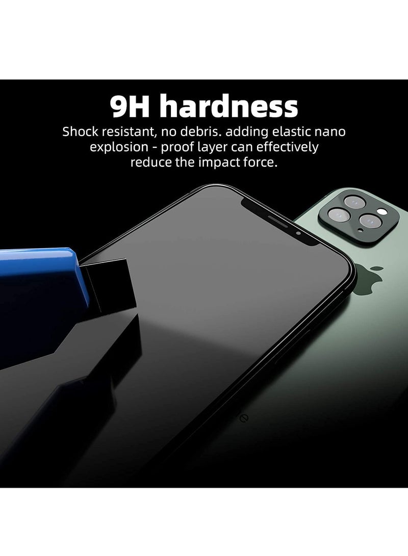 ELTRAZONE Privacy Screen Protector Film Accessories Compatible with Apple iPhone 11 Pro Max 6.5 Inch, Anti-Spy 3D Full Coverage 9H Tempered Glass, Oleophobic Coating Fingerprint & Scratch Resistant - Image 4