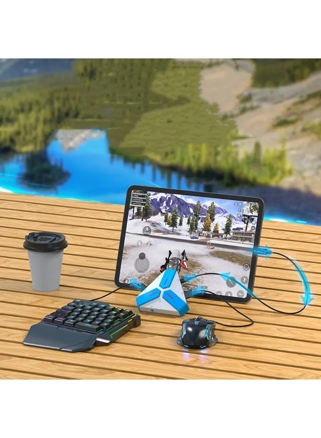 جاموينج  محول لوحة مفاتيح وماوس للألعاب المحمولة  فطكس Gamwing Lie Ying Pro F6X PRO  يدعم اللمس لألعاب PUBG على أنظمة تشغيل iOS وأندرويد وهارموني شحن سريع - Image 5