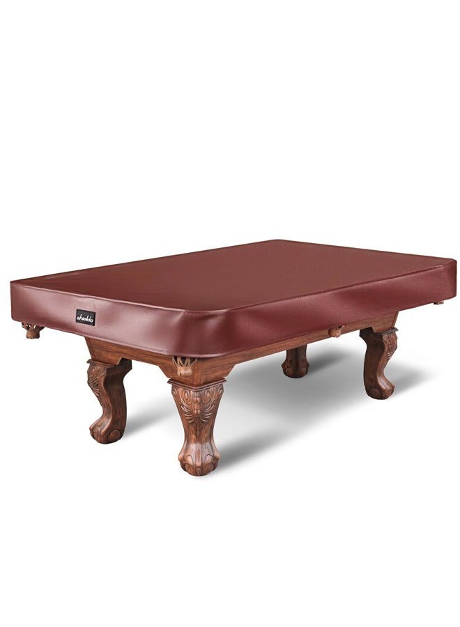 Shieldo Heavy Duty Leatherette Billiard Pool Table Cover,Waterproof&Tearproof Cover for Pool Table,7/8 Foot Fitted - Image 1