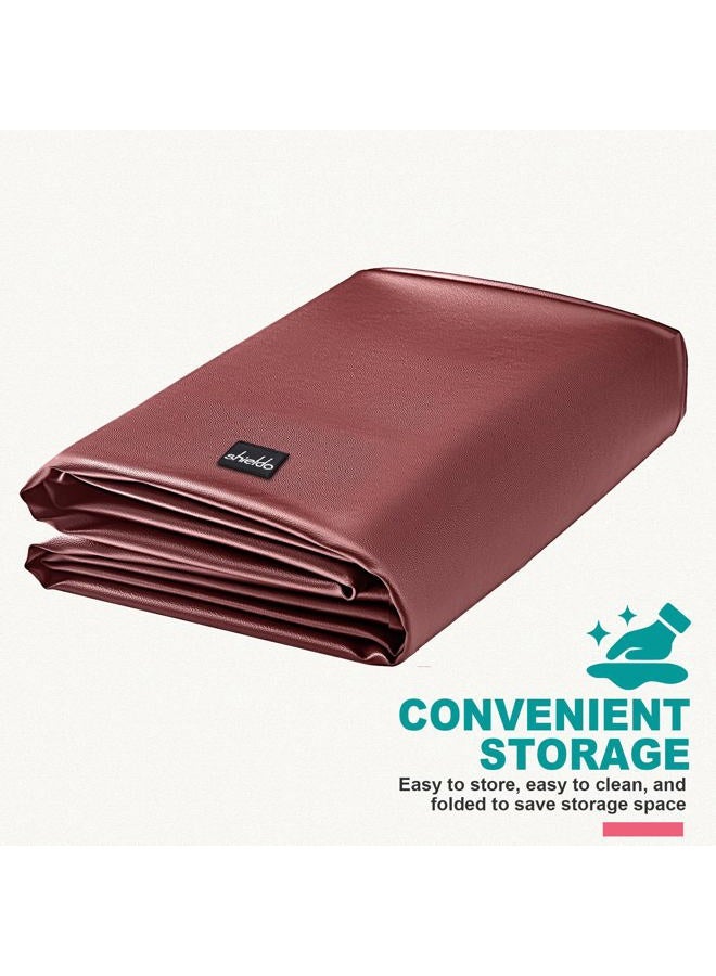 Shieldo Heavy Duty Leatherette Billiard Pool Table Cover,Waterproof&Tearproof Cover for Pool Table,7/8 Foot Fitted - Image 3