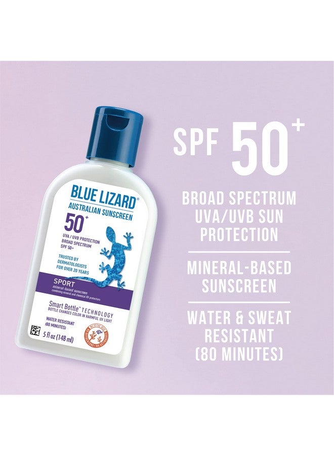 BLUE LIZARD Sport Mineral Based Sunscreen Lotion Spf 50+ 5 Oz - Image 2