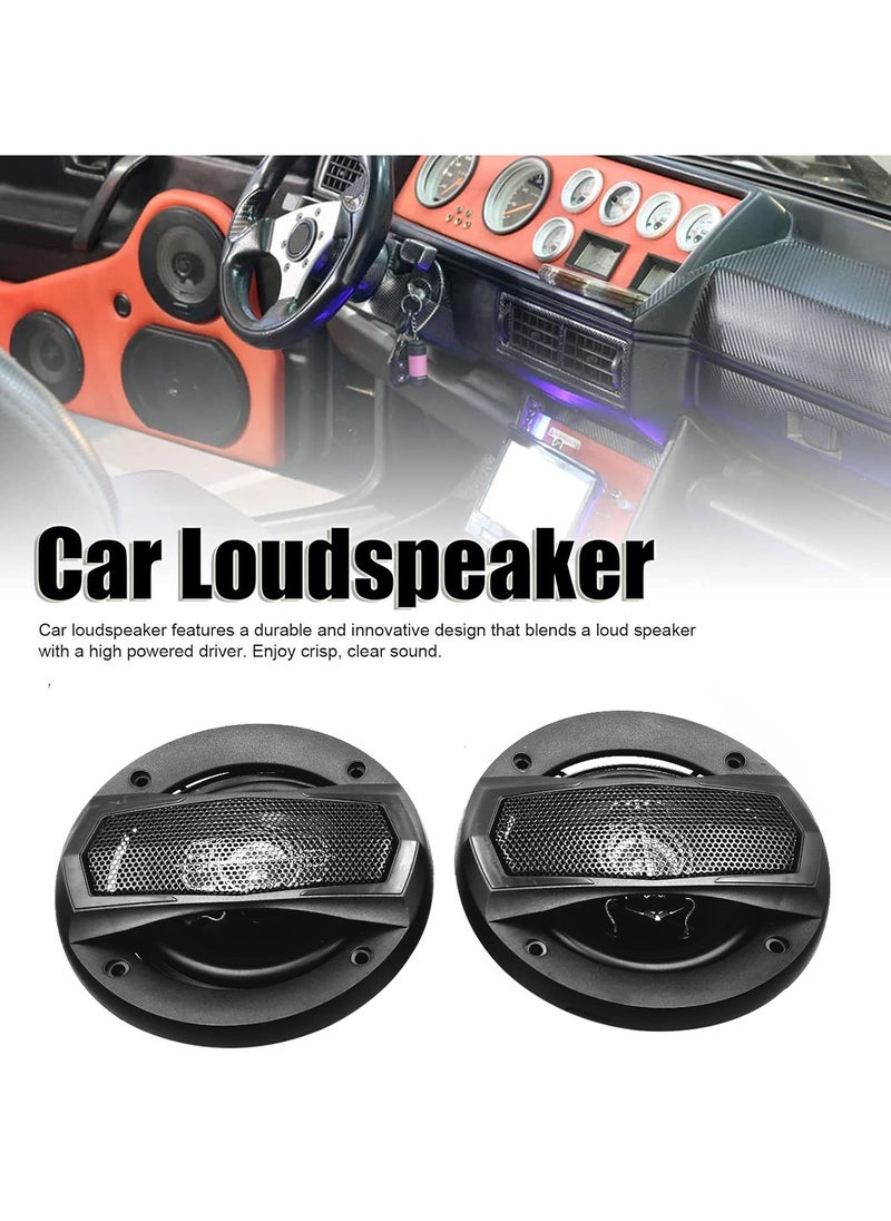 100Miles - Car Speaker 3-Way Speaker 20W 200W Speaker 100mm 4 Coaxial Flush Mount Music Speaker 2 Pcs Set 100 Miles -2187 - Image 1