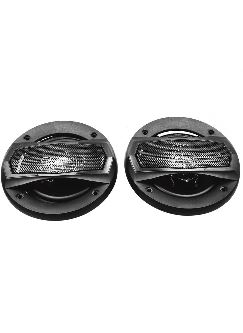 100Miles - Car Speaker 3-Way Speaker 20W 200W Speaker 100mm 4 Coaxial Flush Mount Music Speaker 2 Pcs Set 100 Miles -2187 - Image 1
