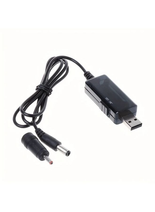 USB إلى كابل توجيه مودم ضوئي بمنفذ DC 5.5x3.5 مم مع معزّد جهد قابل للتعديل من 5 فولت إلى 9 فولت/12 فولت - Image 1