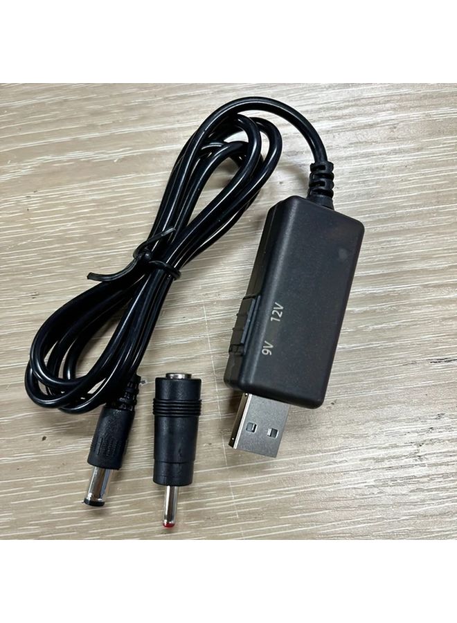 USB إلى كابل توجيه مودم ضوئي بمنفذ DC 5.5x3.5 مم مع معزّد جهد قابل للتعديل من 5 فولت إلى 9 فولت/12 فولت - Image 5