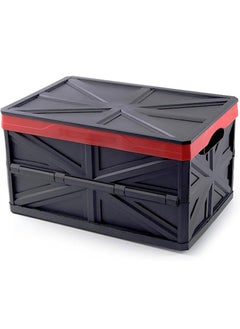 EMZJ 20L Car Trunk Storage Box Foldable Truck Multi-Purpose Organizer Car Accessory Interior Vehicle Supplies Household Large XQ-032B  - Image 1