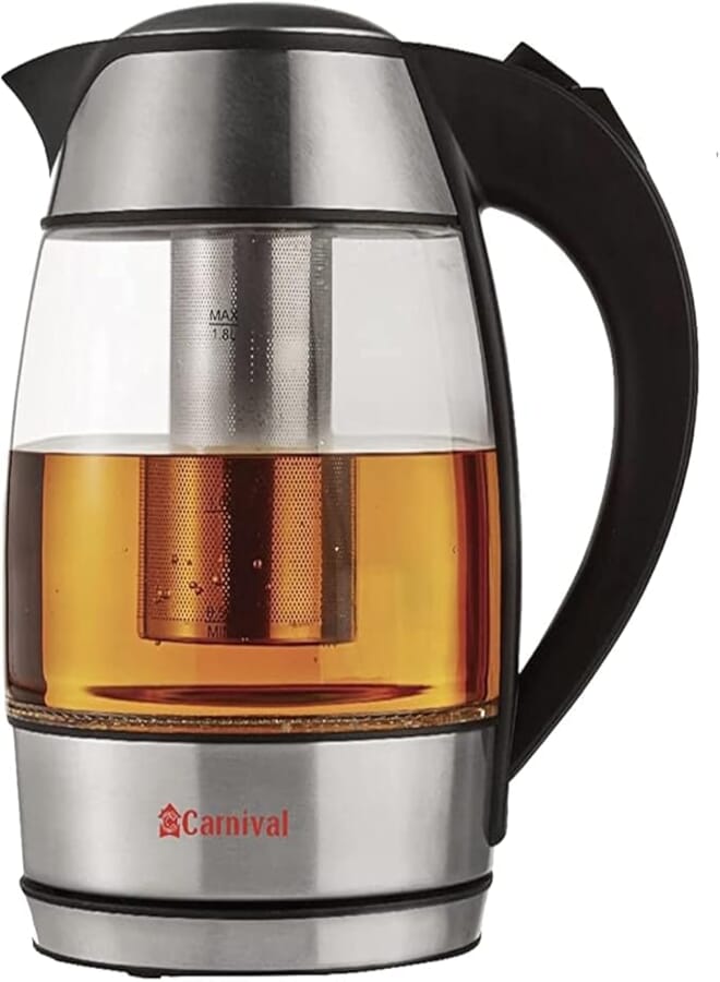 Carnival Glass Kettle with filter