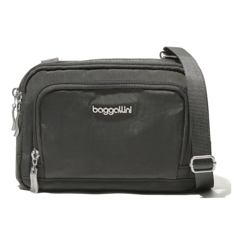 Baggallini Trifecta RFID Wallet Crossbody - 8"x6" Crossbody Bag for Women Convertible Fanny Pack Belt Bag - Image 1