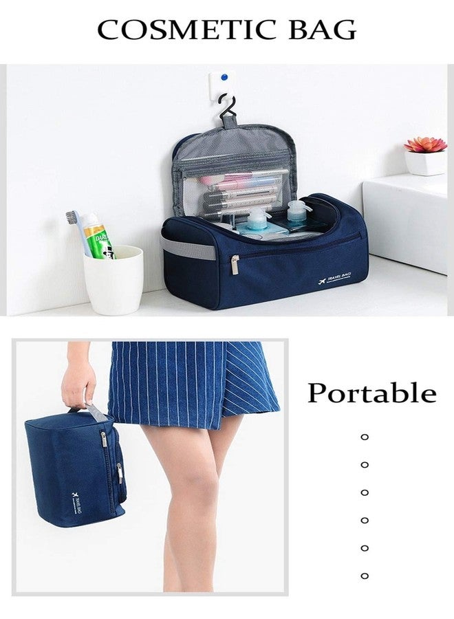 FosCadit Portable Hanging Travel Toiletry Bag Waterproof Makeup Organizer Cosmetic Storage Box Pouch for Women Girl (Multicolor) - Image 3