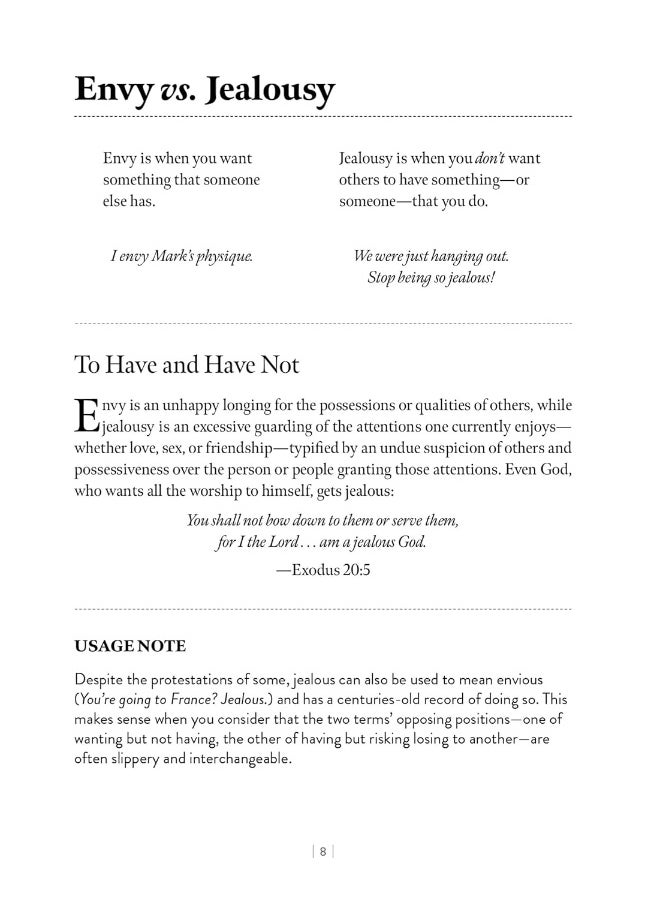 Union Square & Co. Dictionary of Fine Distinctions: Nuances, Niceties, and Subtle Shades of Meaning  - Image 5