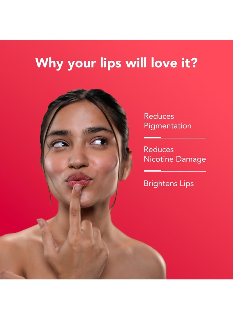 Bella Vita - Bella Vita Organic NicoLips Lip Scrub Balm Brightening Dark Lips for Men and Women Dry Lips/Smoker/Chapped Lip & Lipstick Stains Removal Lipcare, 20 g - Image 1
