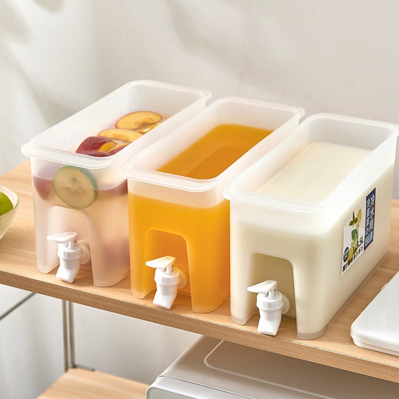 2pcs Household Fridge Water Dispenser Transparent Water Pitcher Beverage Dispenser - Image 5