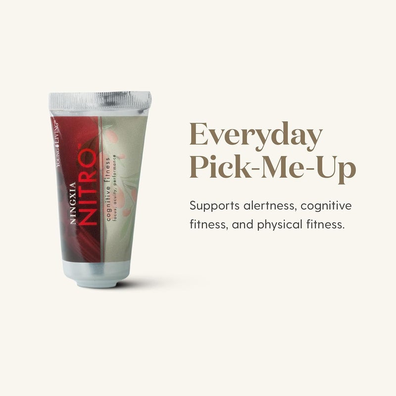 Young Living مشروب نينغشيا نيترو من يانغ ليفينغ 1 عبوة 14 كيس  مشروب طاقة من توت الذئب مع الشاي الأخضر والجينسنغ الكوري يدعم التركيز والطاقة واللياقة البدنية - Image 5