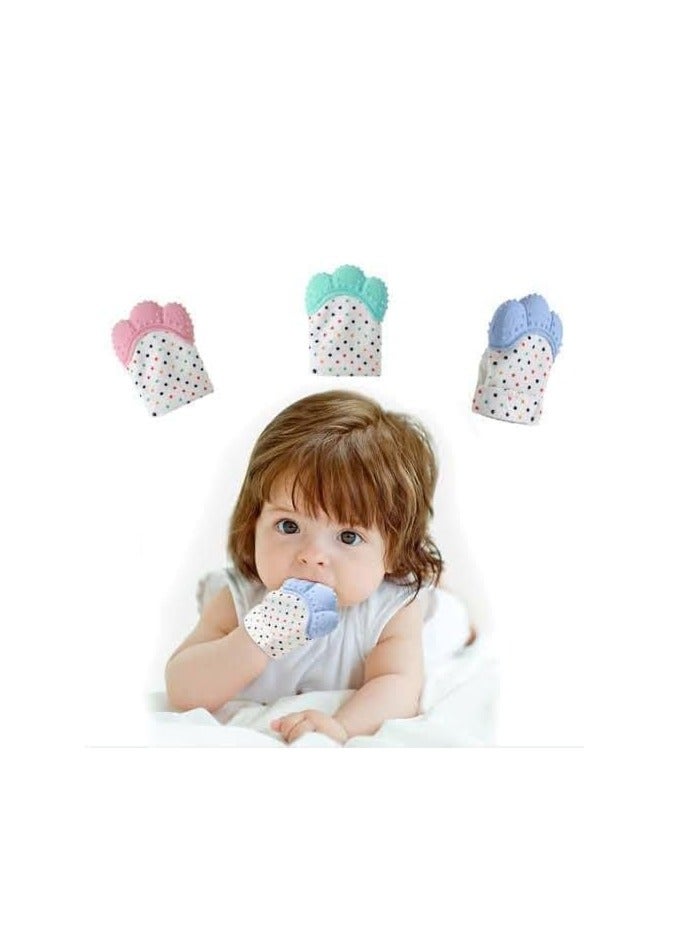 Baby Teething Glove, Self Soothing Teether Toy Relieve Teething Pain and Prevent Scratches - 1 Glove, (Licky) - Image 5