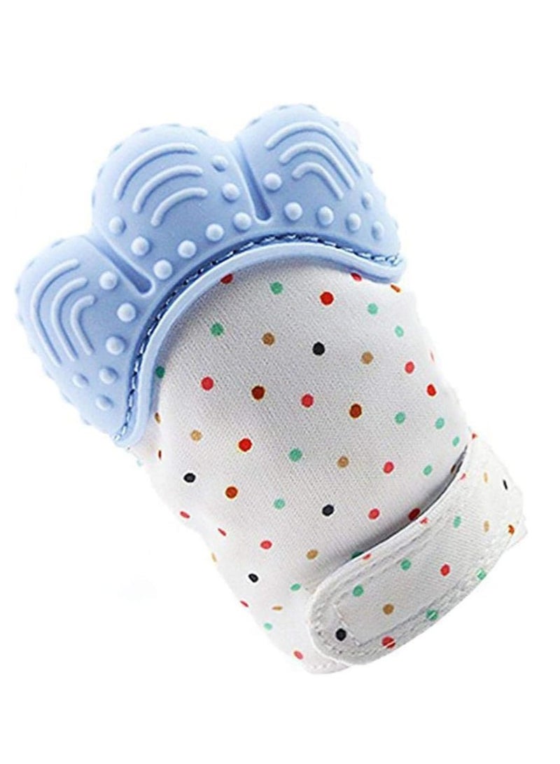 Baby Teething Glove, Self Soothing Teether Toy Relieve Teething Pain and Prevent Scratches - 1 Glove, (Licky) - Image 1