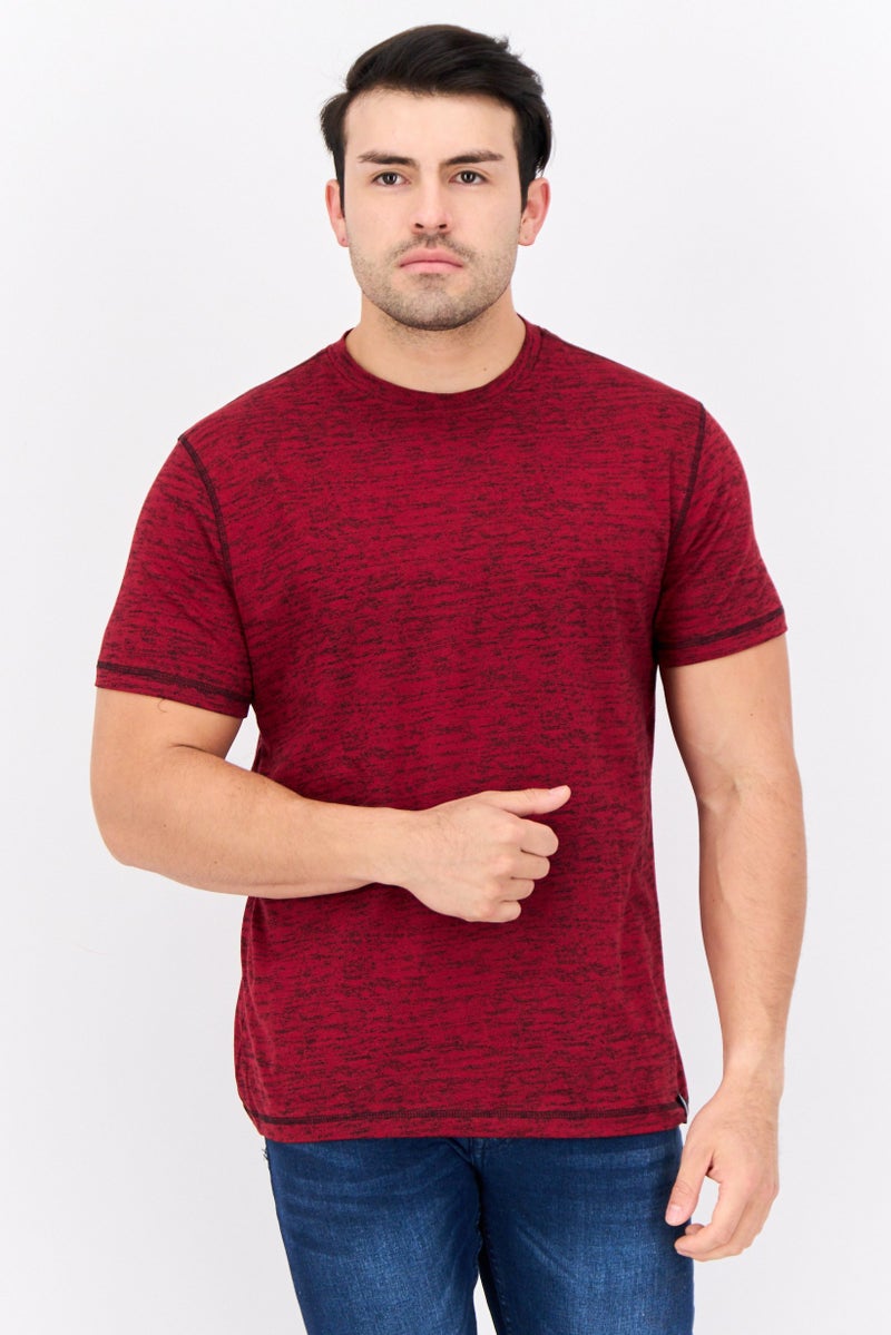 Company Eighty One تي شيرت رجالي بأكمام قصيرة وياقة دائرية، رمادي، - Image 1