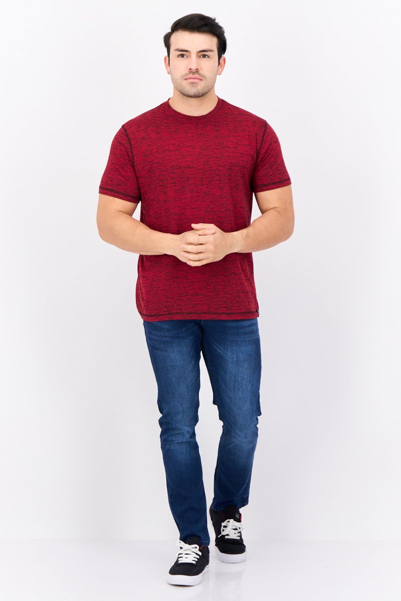 Company Eighty One تي شيرت رجالي بأكمام قصيرة وياقة دائرية، رمادي، - Image 3