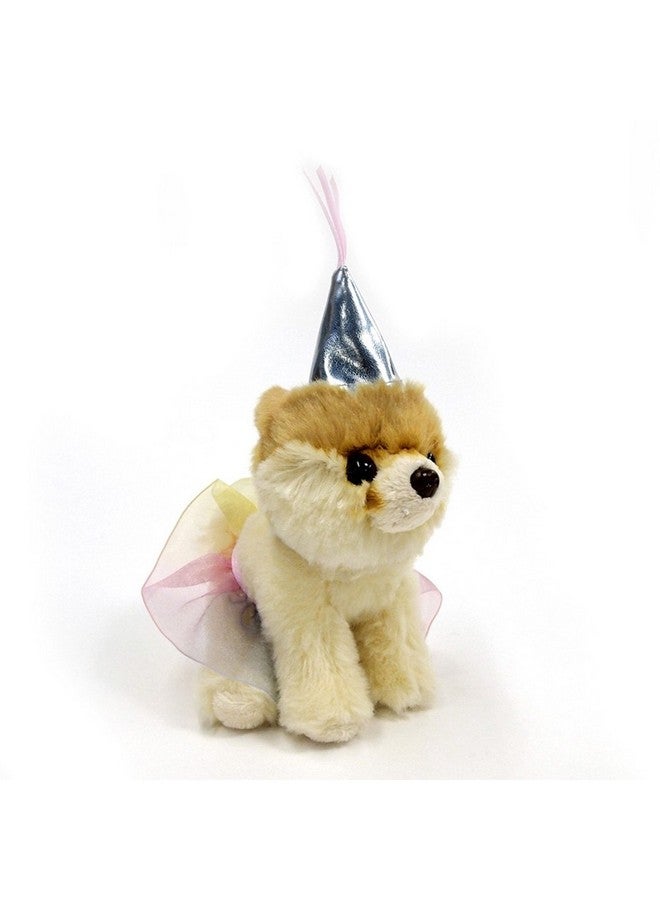 GUND World’s Cutest Dog Boo Itty Bitty Boo #046 Princess Stuffed Animal Plush, 5", Ivory/Silver (4060864) - Image 3
