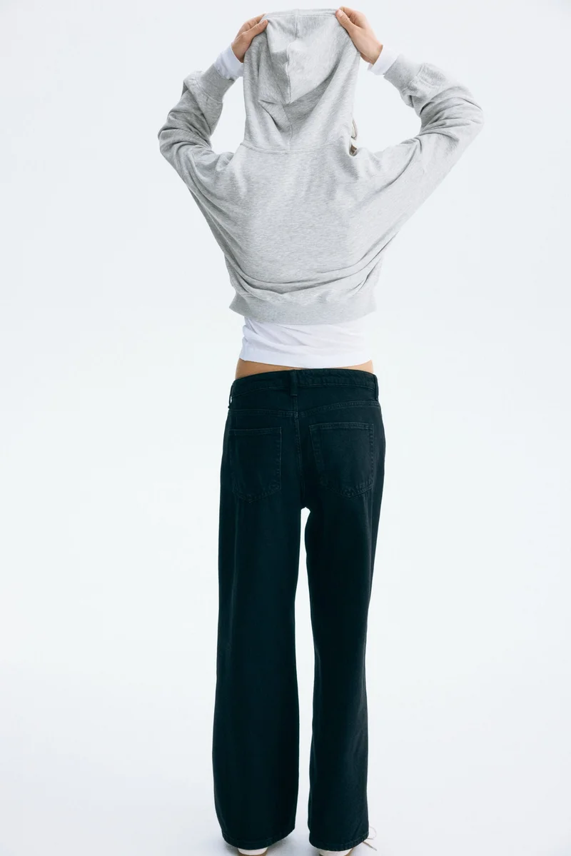 H&M  Short zip-through hoodie for Women | Best Price UAE