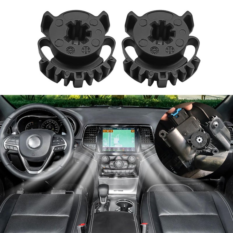 Rebvugr 2PCS HVAC Blend Door Gear Kit Air Door Actuator Gear Kit 68214880AA Heater AC Actuator Gear Cog Car Interior Accessories Fit for Dodge Durango 20112017 Grand Cherokee 20112016 2PCS - Image 3