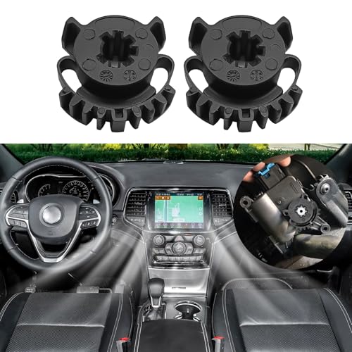 Rebvugr 2PCS HVAC Blend Door Gear Kit Air Door Actuator Gear Kit 68214880AA Heater AC Actuator Gear Cog Car Interior Accessories Fit for Dodge Durango 20112017 Grand Cherokee 20112016 2PCS - Image 1