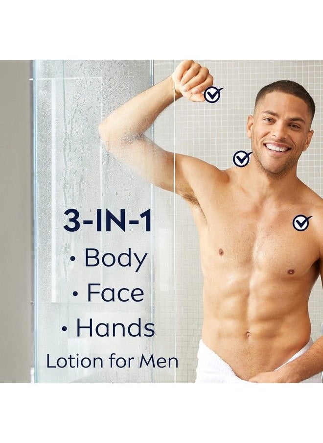 NIVEA MEN - Maximum Hydration Body Lotion 3In1 Nourishing Lotion For Men 16.9 Fl Oz Bottle - Image 1