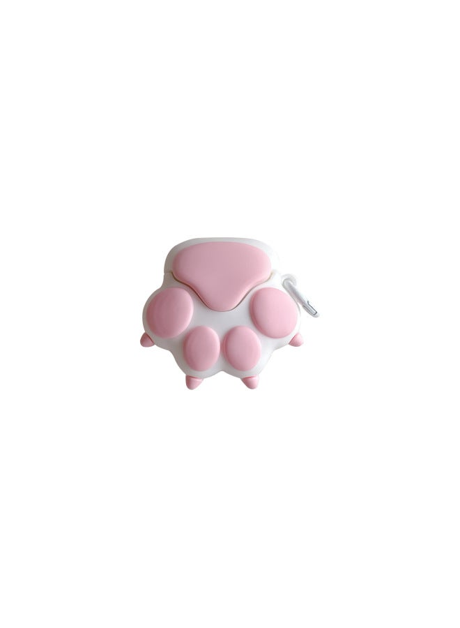 Loquat Suitable For XiaomiRedmi Buds5 Pro Earphone Case Cartoon Silicone Soft Case Red Mi Buds4 Protective Case Foreign Trade-Color:Silicone Soft Shell-cat Claw-Model:For XiaomiBuds4 (protective Case)  - Image 1