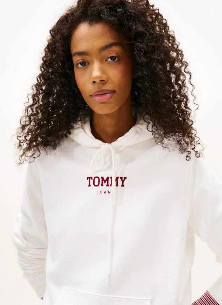 TOMMY JEANS Logo Pullover Hoodie