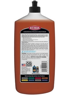 Weiman Weiman Hardwood Floor Polish and Restore 32oz High Traffic Hardwood Floor Natural Shine Removes Scratches Leaves Protective Layer  - Image 2