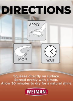 Weiman Weiman Hardwood Floor Polish and Restore 32oz High Traffic Hardwood Floor Natural Shine Removes Scratches Leaves Protective Layer  - Image 4