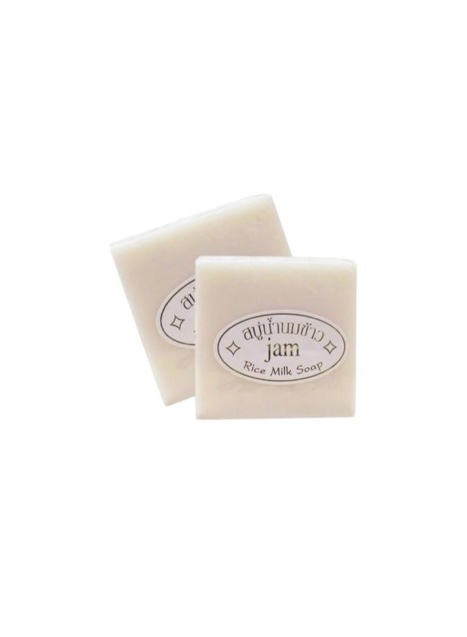 JAM 2-Piece Rice Milk Handmade Soap 65grams