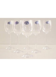 BOHEMIA Bohemia Crystal Clear Drinking Glasses Forum Set Of 6 135 Ml  - Image 3