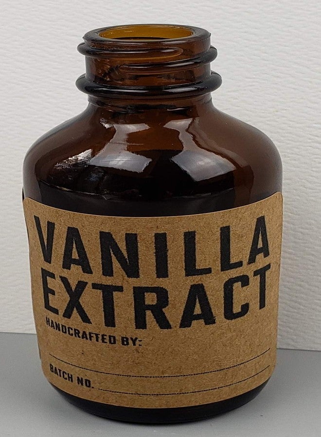 Nancy Nikko Vanilla Extract Labels on Kraft Paper (Handcrafted) - Package of 12. - Image 2