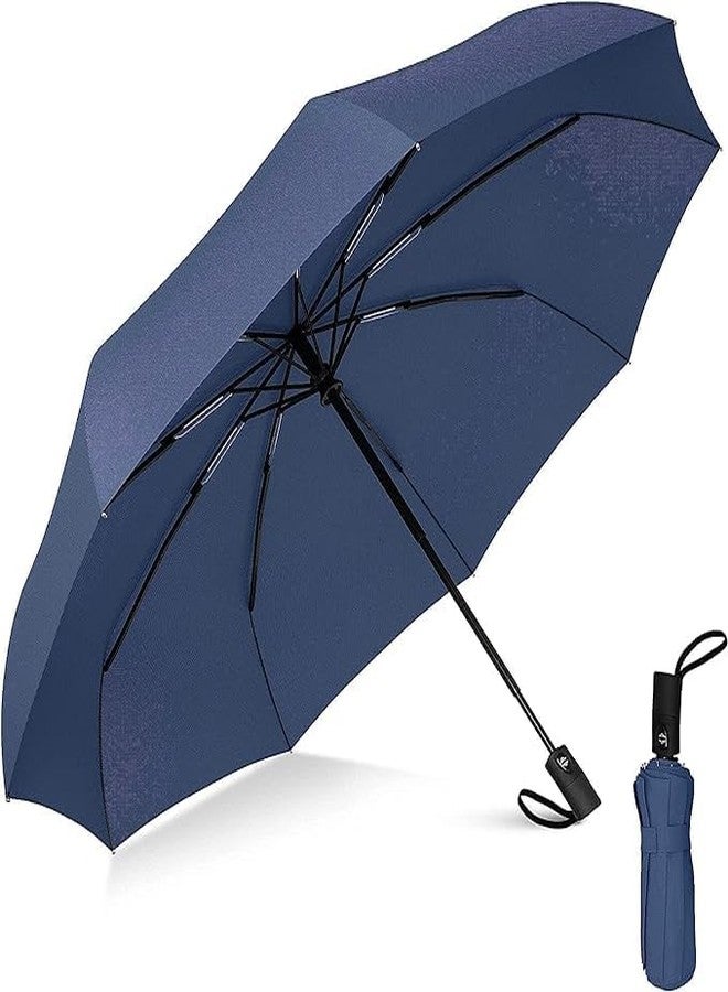 Zephorus Umbrella, Umbrella for Men, Umberallas for Rain Big Size Men, Auto Open/Close Button and Perfect Car, Windproof (Auto Open-Close - Blue) - Image 1
