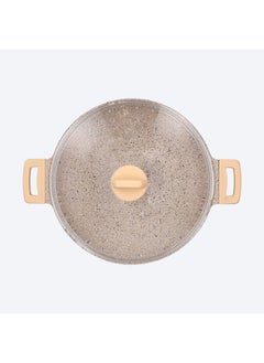 ALBERTO Deep Fry Pan Granite 33 Cm With Cover  - Image 1
