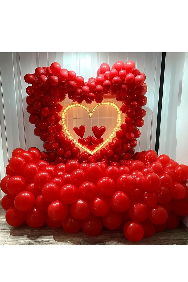 100 Pack 12 inch Round Helium Red Balloons for Wedding Anniversary Birthday Party Decorations - Image 5