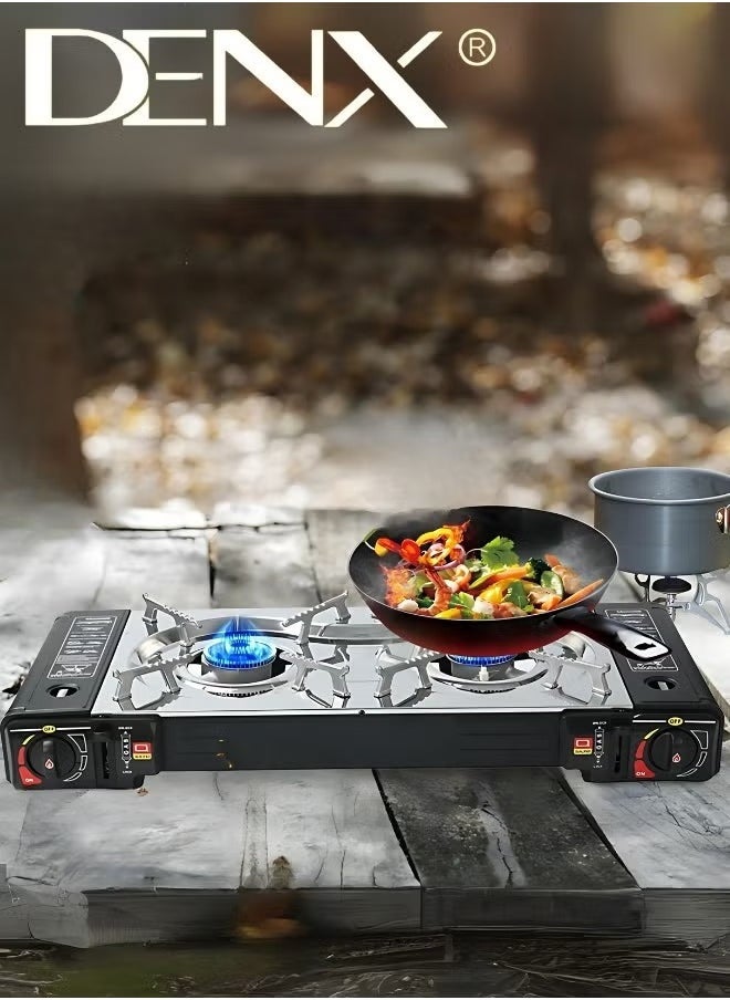 Denx High-Power 2200 Watt Portable Single Burner Gas Stove – Indoor & Outdoor Cooking - Image 2