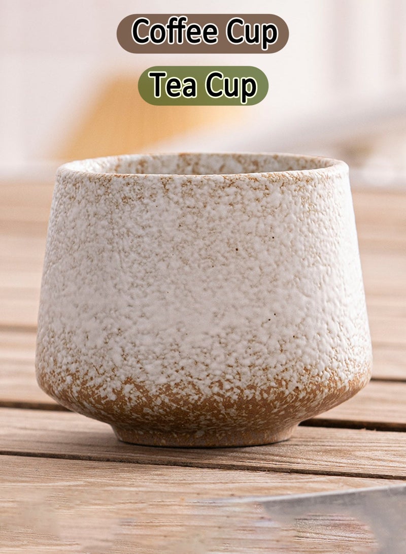 Vintage Coffee Mug Tea Cup,Handcrafted Ceramic Cup 150ml – High-Temperature Fired Porcelain Coffee & Tea Cup, Unique Kiln-Glazed Design, Smooth Rim, Heat-Resistant Cup for Espresso, Office, Home, Gift for Coffee Lovers  - Image 1