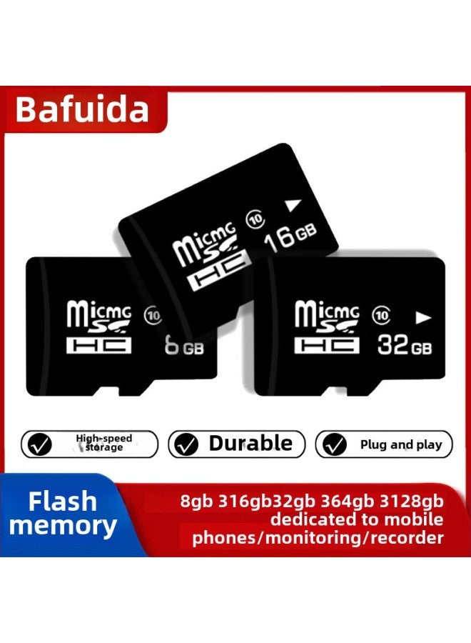Direct Supply 8GB Memory Card 16GBTF Card 32GB Mobile Phone 128g Camera 64g Monitoring Driving Recorder 4g-Capacity:16GB High Speed C10  - Image 2